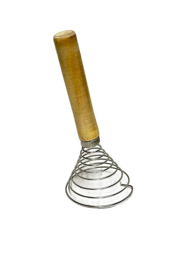 Dynore مضرب سلكي من الفولاذ المقاوم للصدأ من داينور | حلزوني | مضرب لولبي | خفاقة بيض | مضرب بيض - أدوات مطبخ للخلط والخفق والتقليب، 17 سم - Image 2